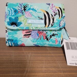 Vera Bradley RFID Euro Wallet in Antilles Treasure
